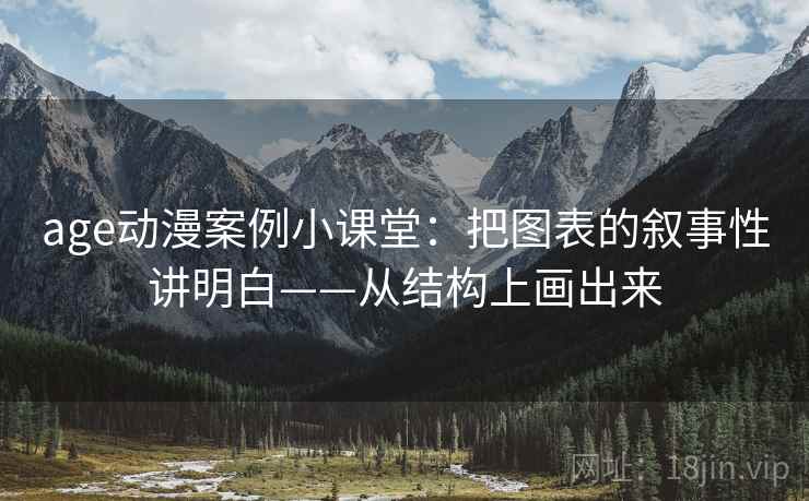 age动漫案例小课堂：把图表的叙事性讲明白——从结构上画出来
